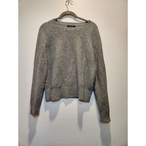 Banana Republic Italian Merino Wool Sweater XS Gray Knit Pullover
